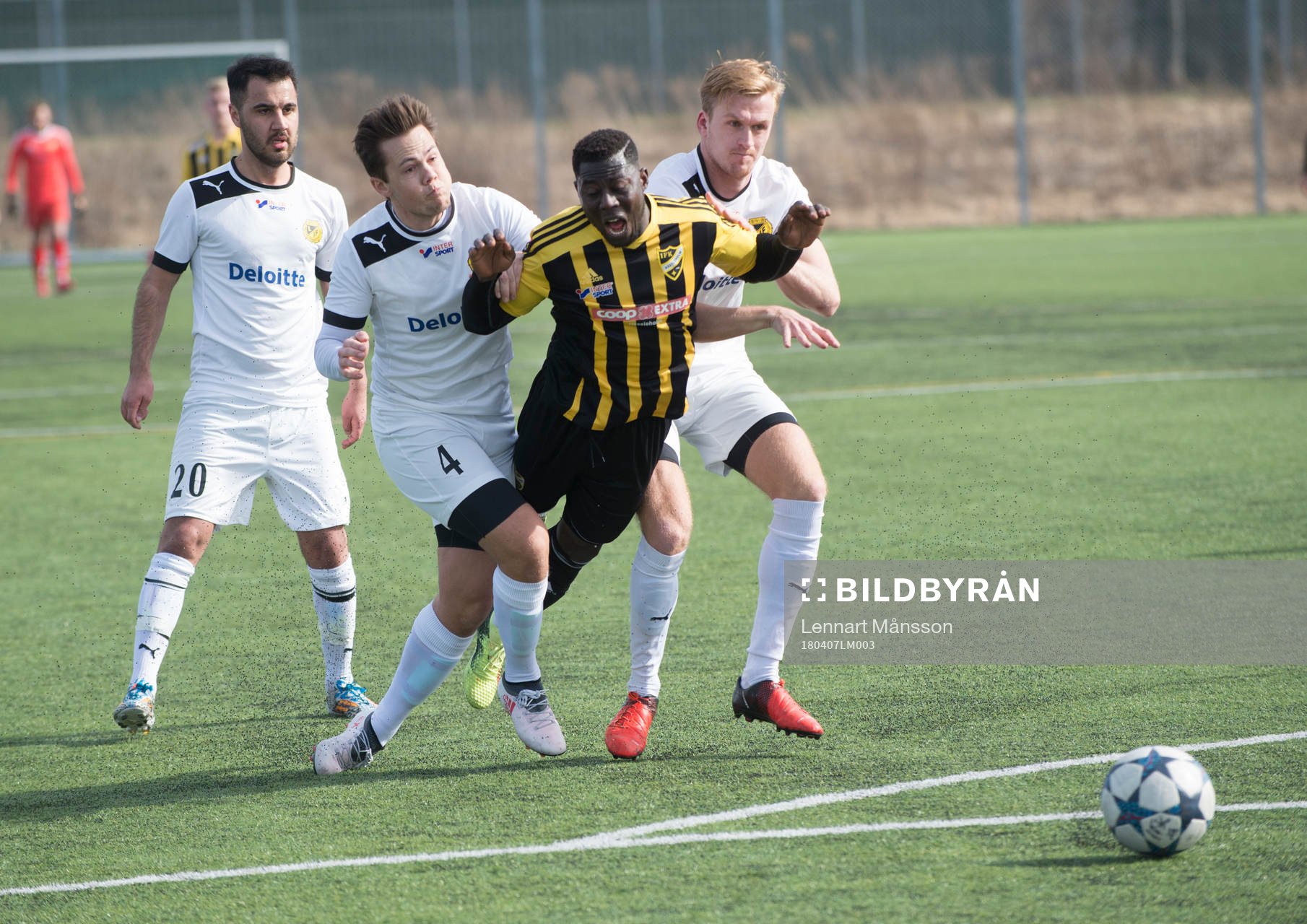 IFK Hässleholms Mike Andrew i matchen i div 2 Östra