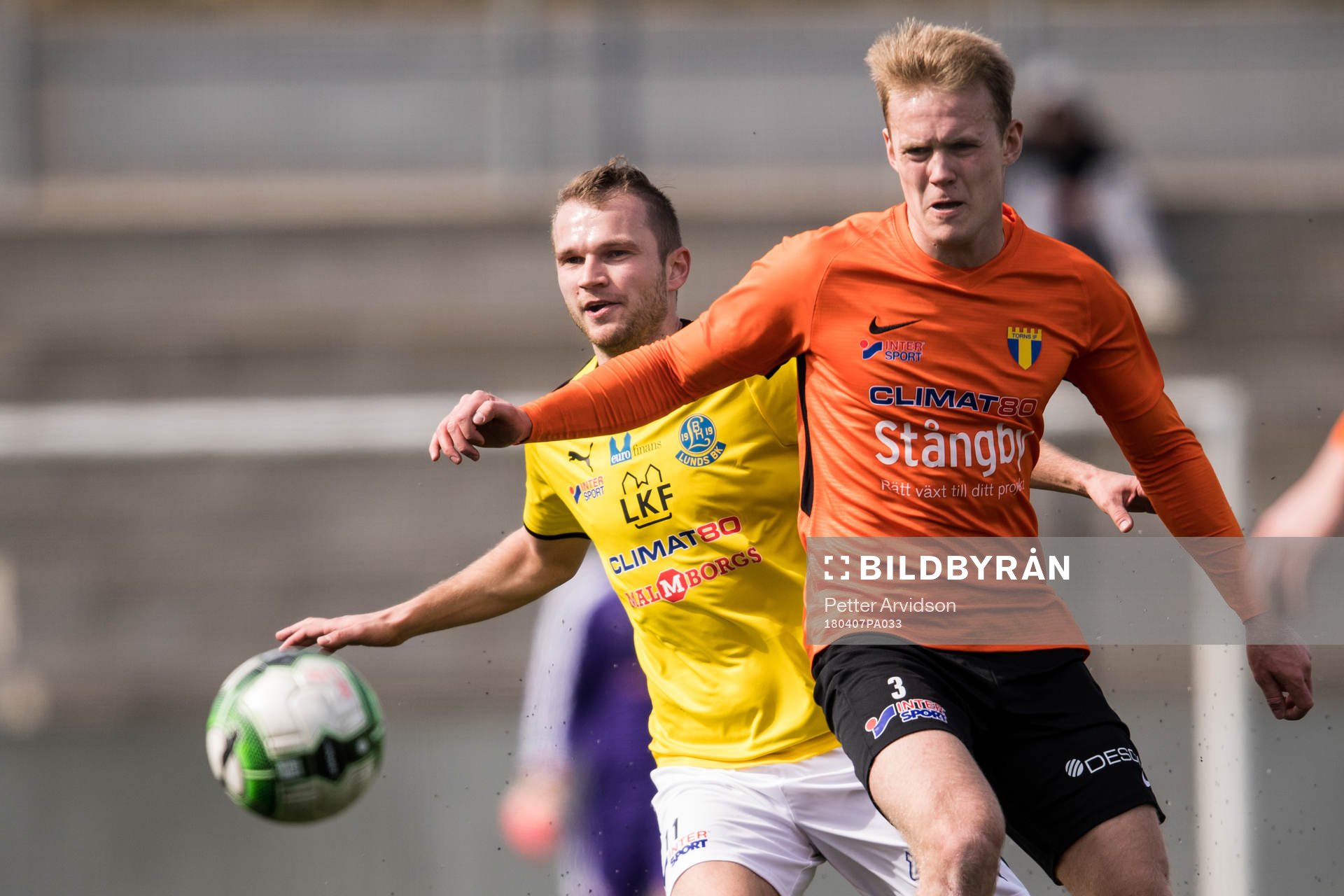 Lunds Admir Osmancevic och Torns Adam Olofsson