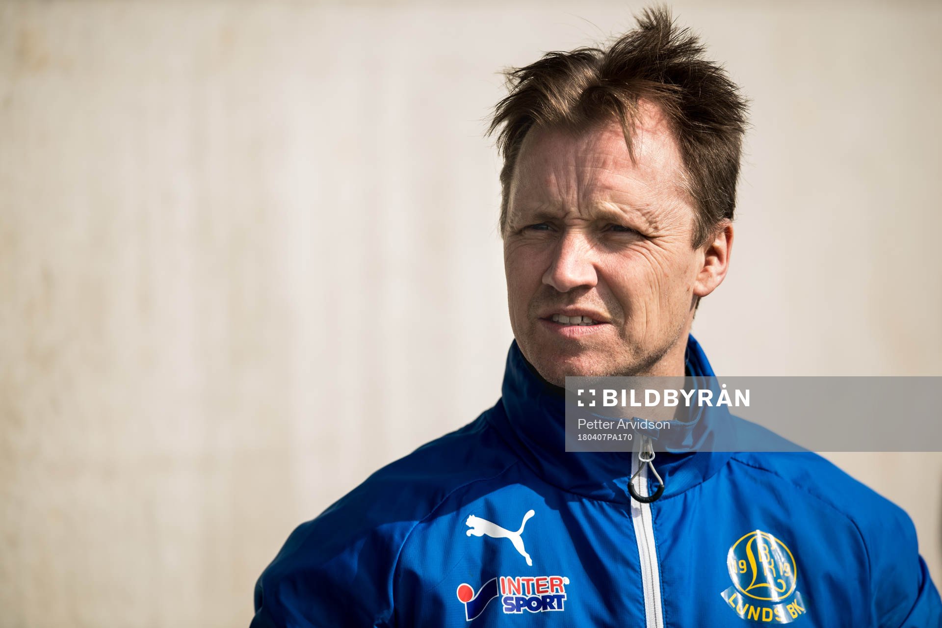 Lunds tränare Stefan Jansson