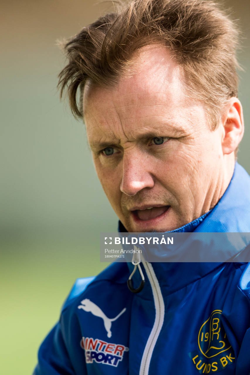Lunds tränare Stefan Jansson