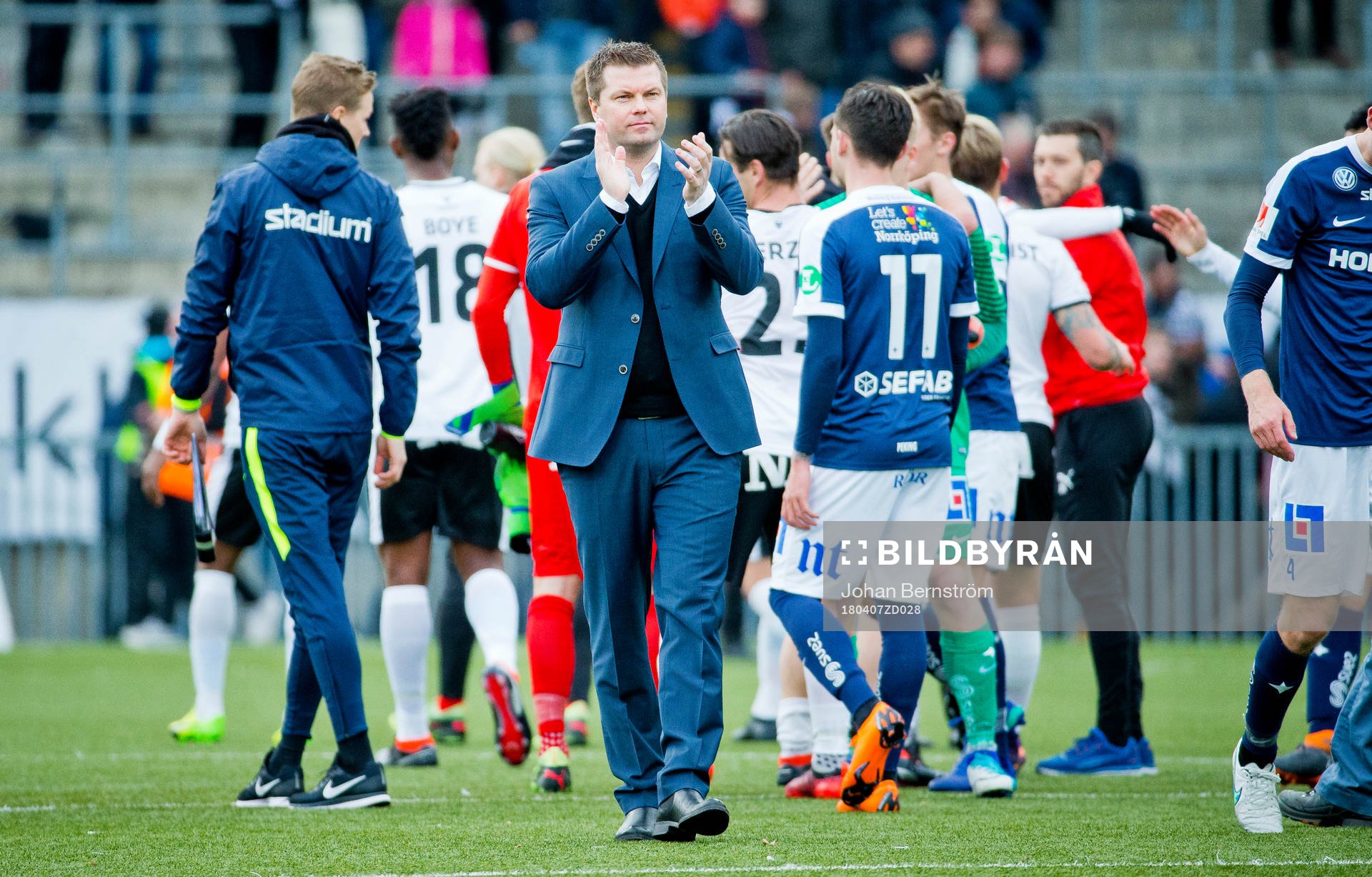 Norrköpings tränare Jens Gustafsson