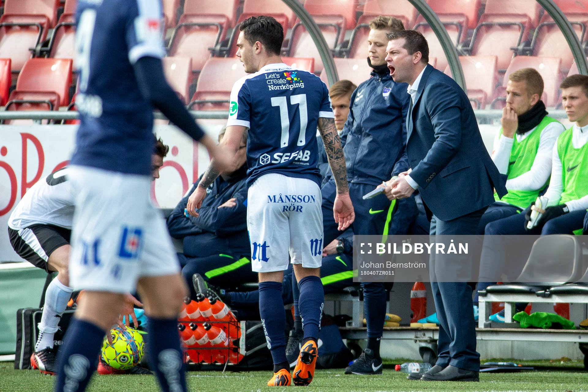 Norrköpings tränare Jens Gustafsson