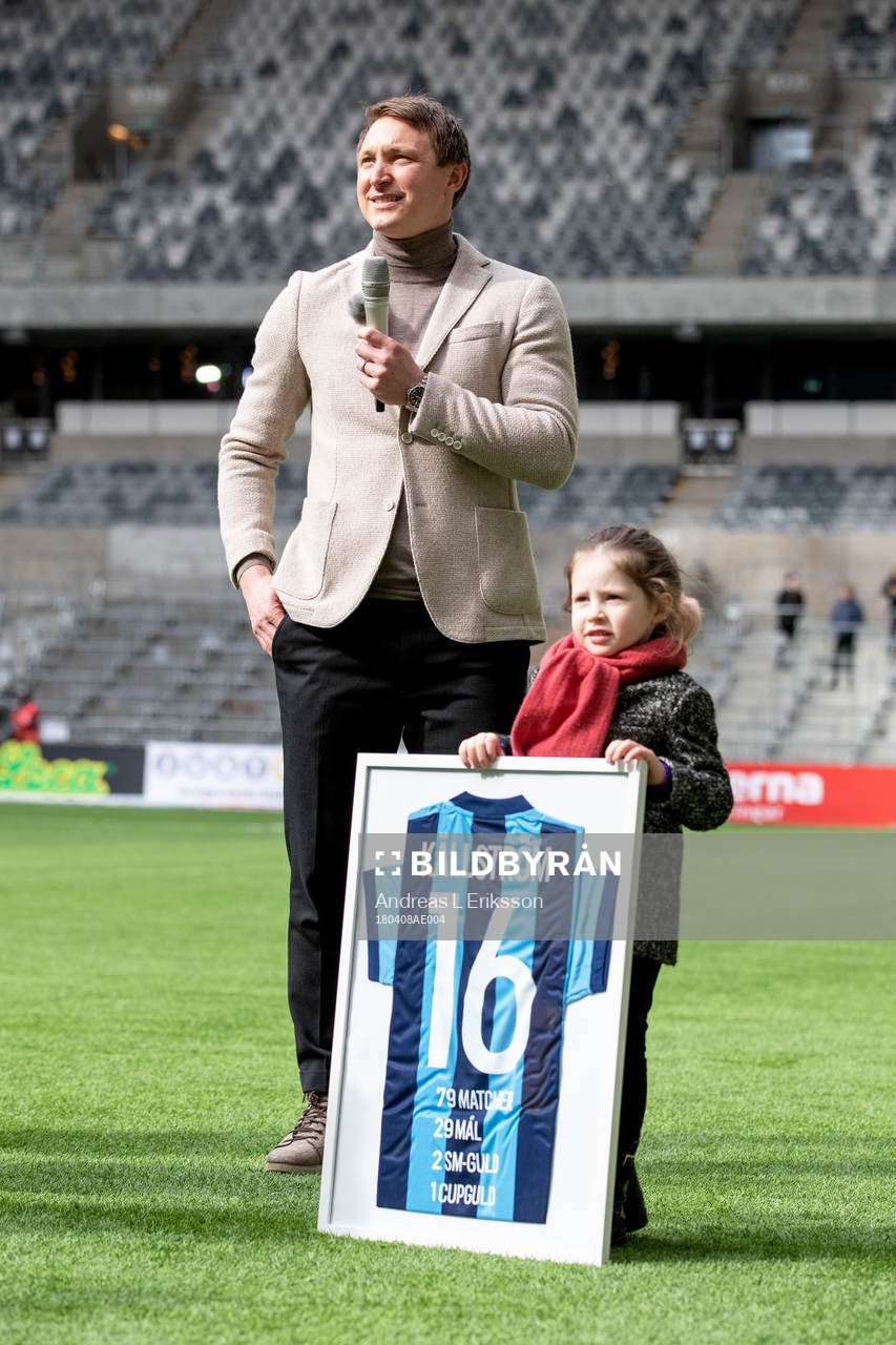 Djurgårdens Kim Källström avtackas
