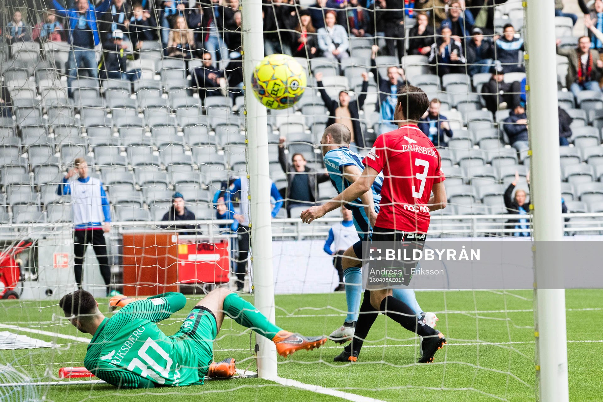 Djurgårdens Marcus Danielson gör 1-0 för Djurgården