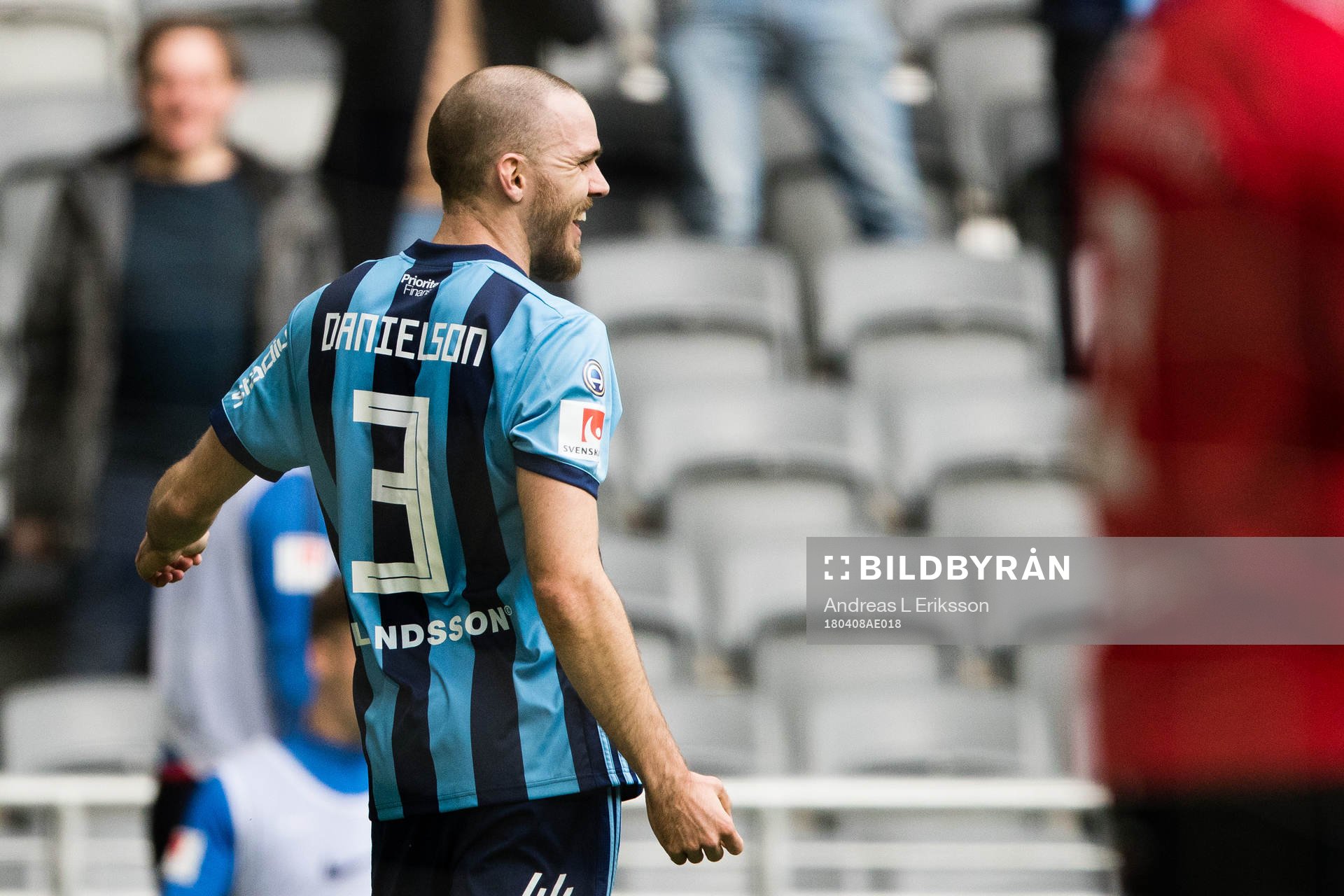 Djurgårdens Marcus Danielson jublar