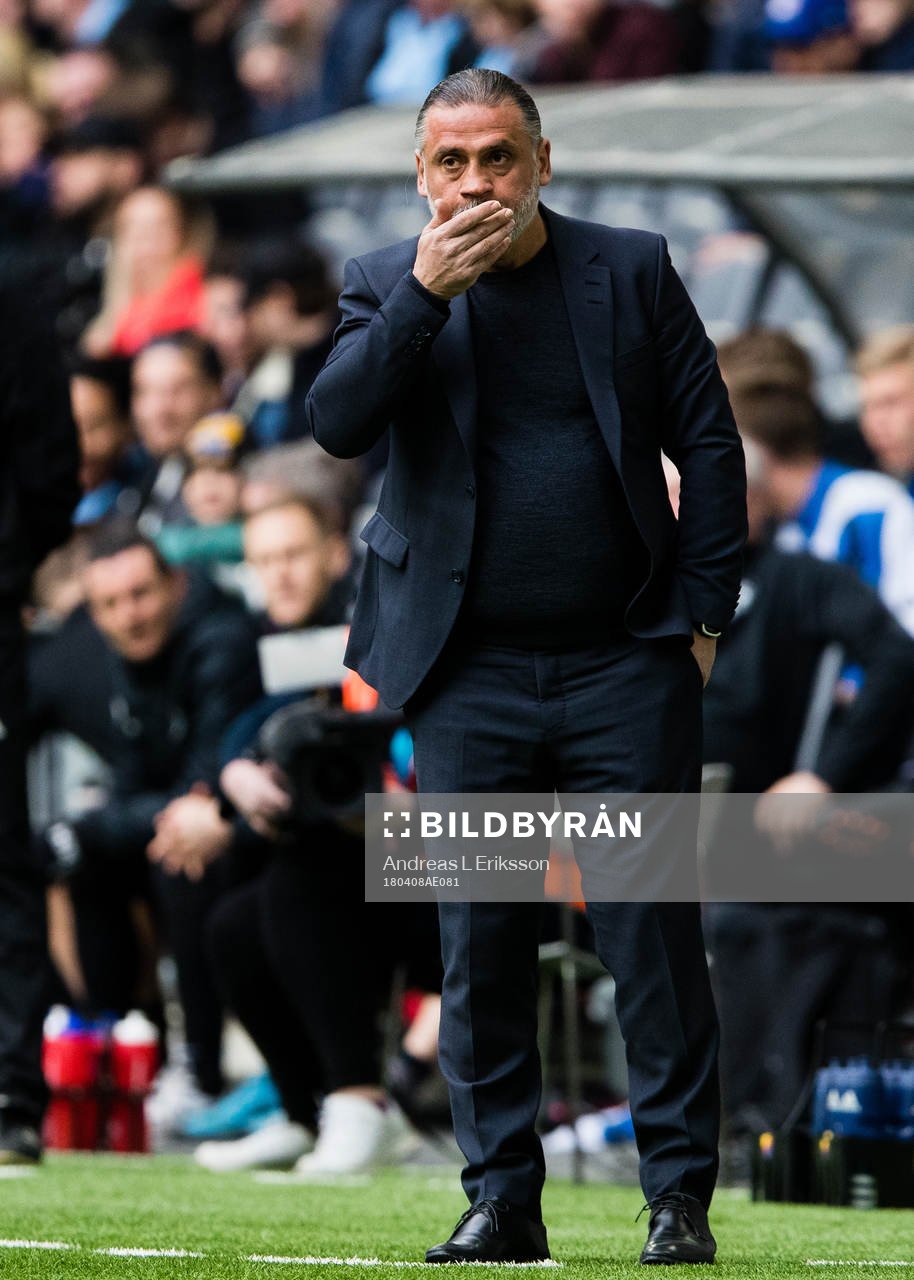 Djurgårdens tränare Özcan Melkemichel