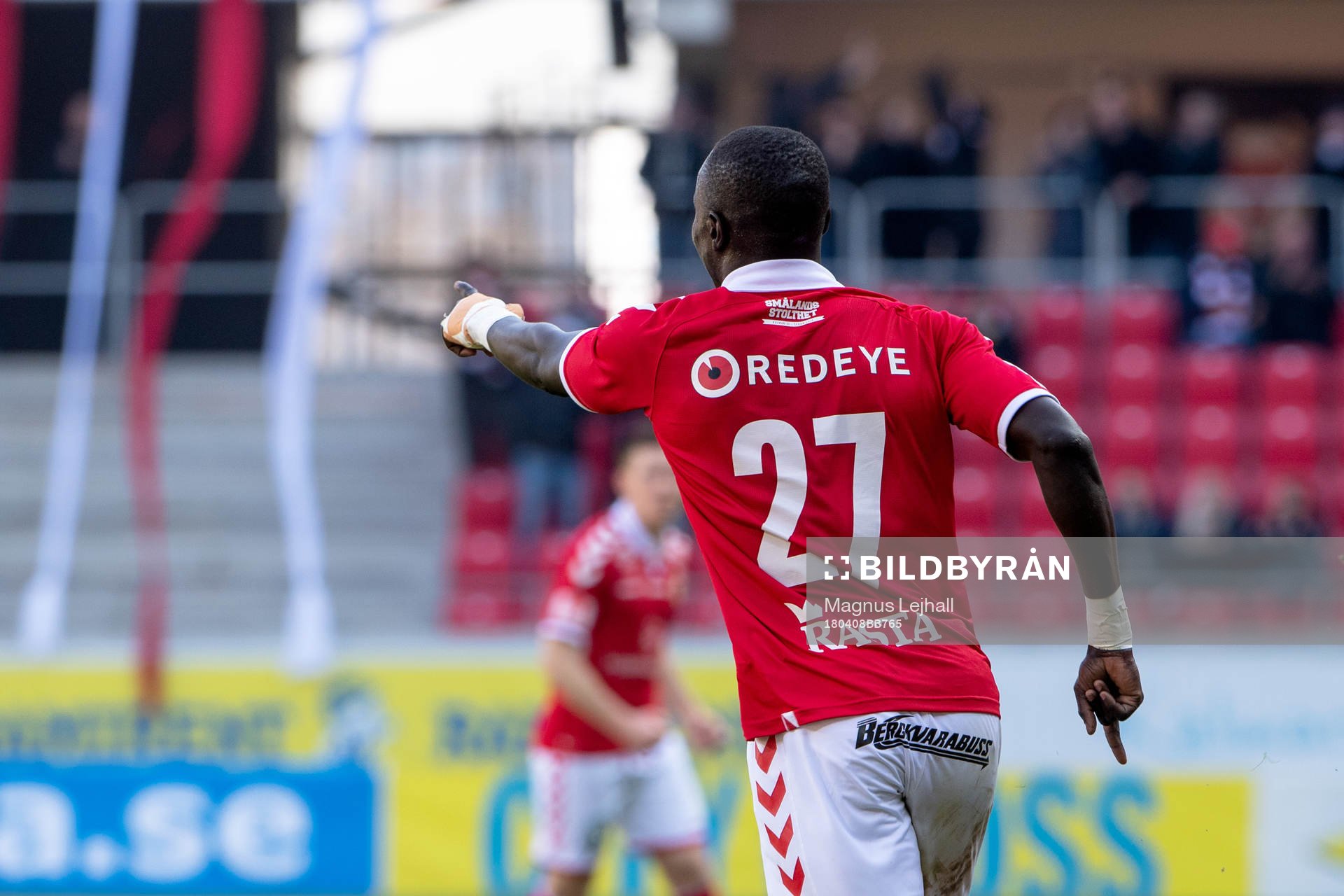 Kalmars Papa Alioune Diouf jublar