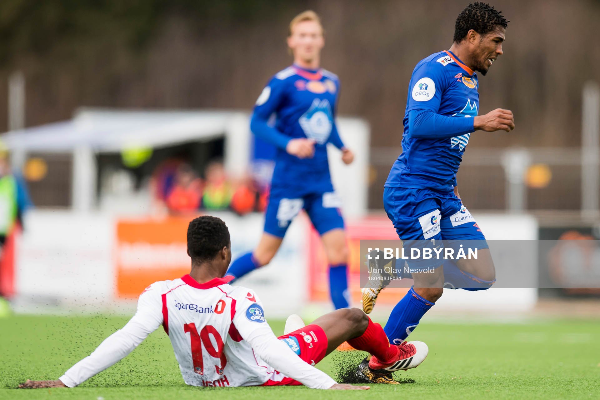 Igoh Ogbu of Levanger and Erikson Spinola Lima of Aalesund