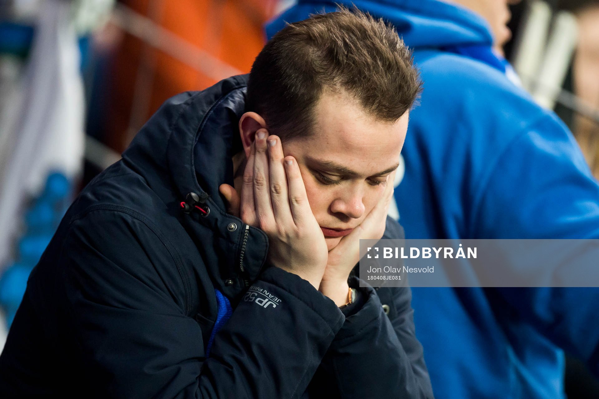 A fan of Molde looks dejected