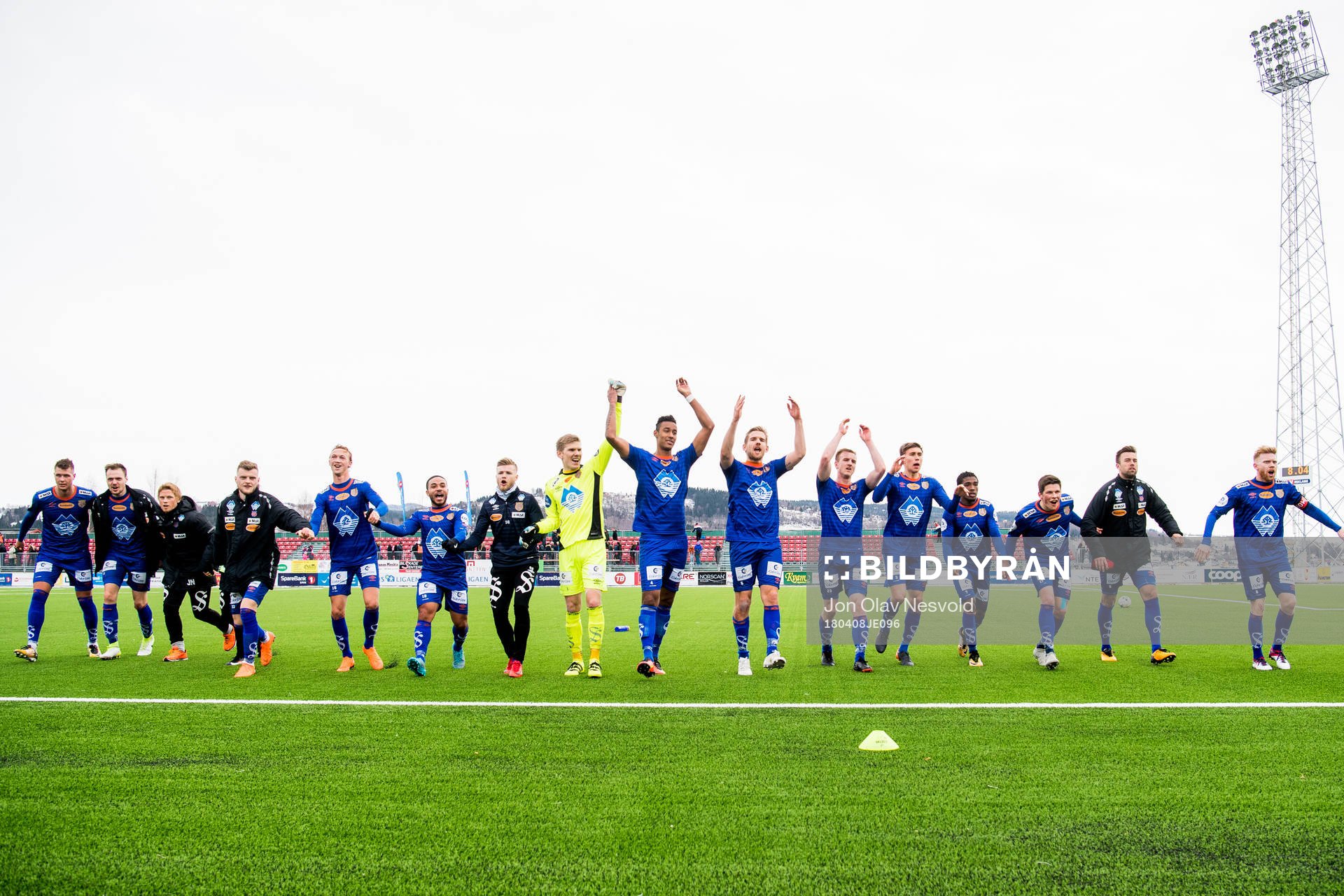 The players of Aalesund celebrate