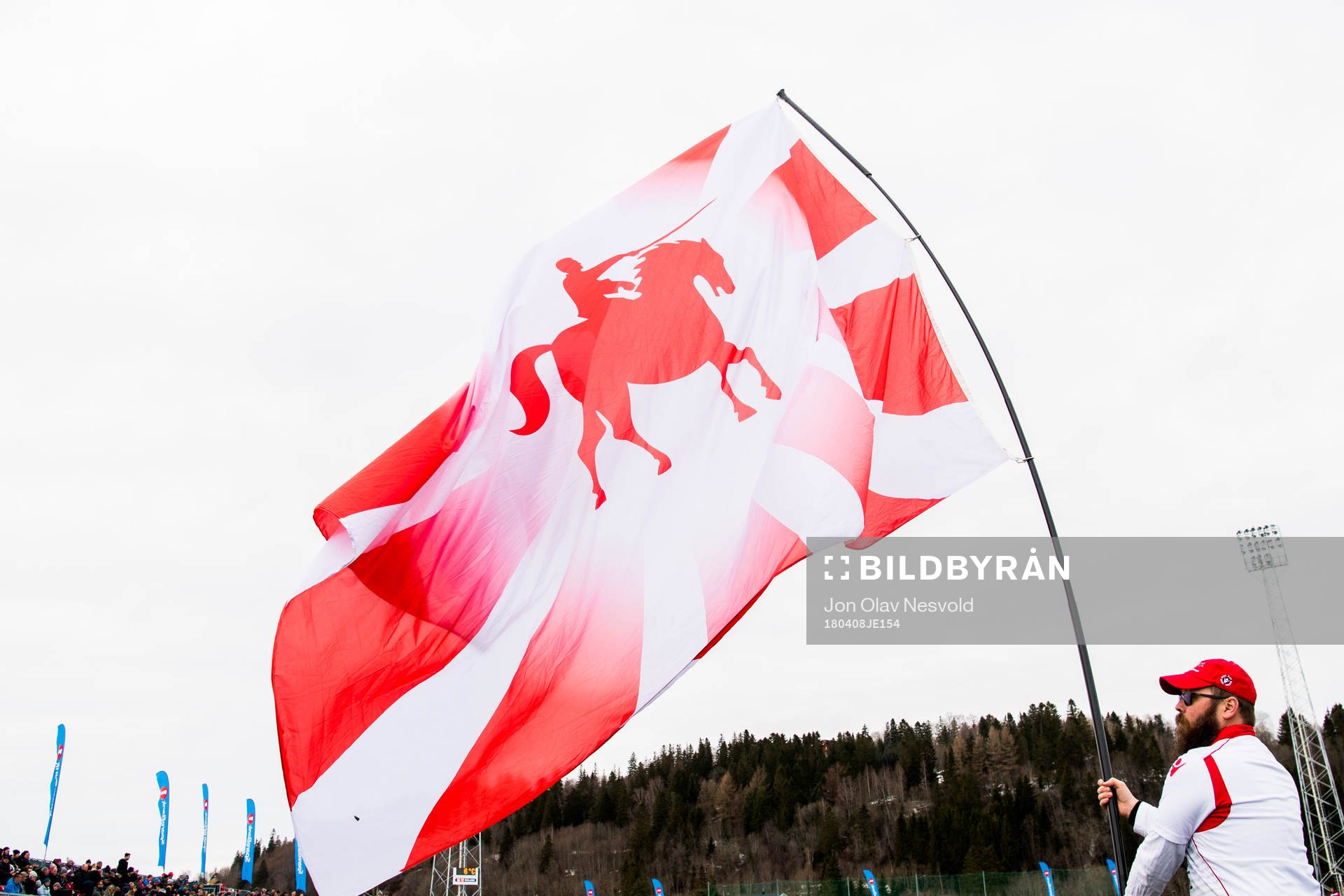The flag of Levanger
