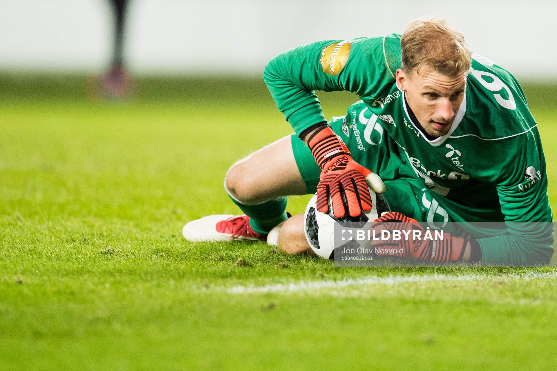 Goalkeeper André Hansen of Rosenborg