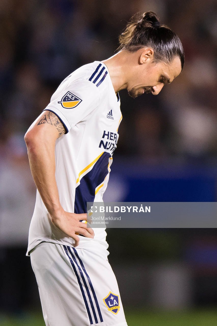 LA Galaxys Zlatan Ibrahimovic deppar