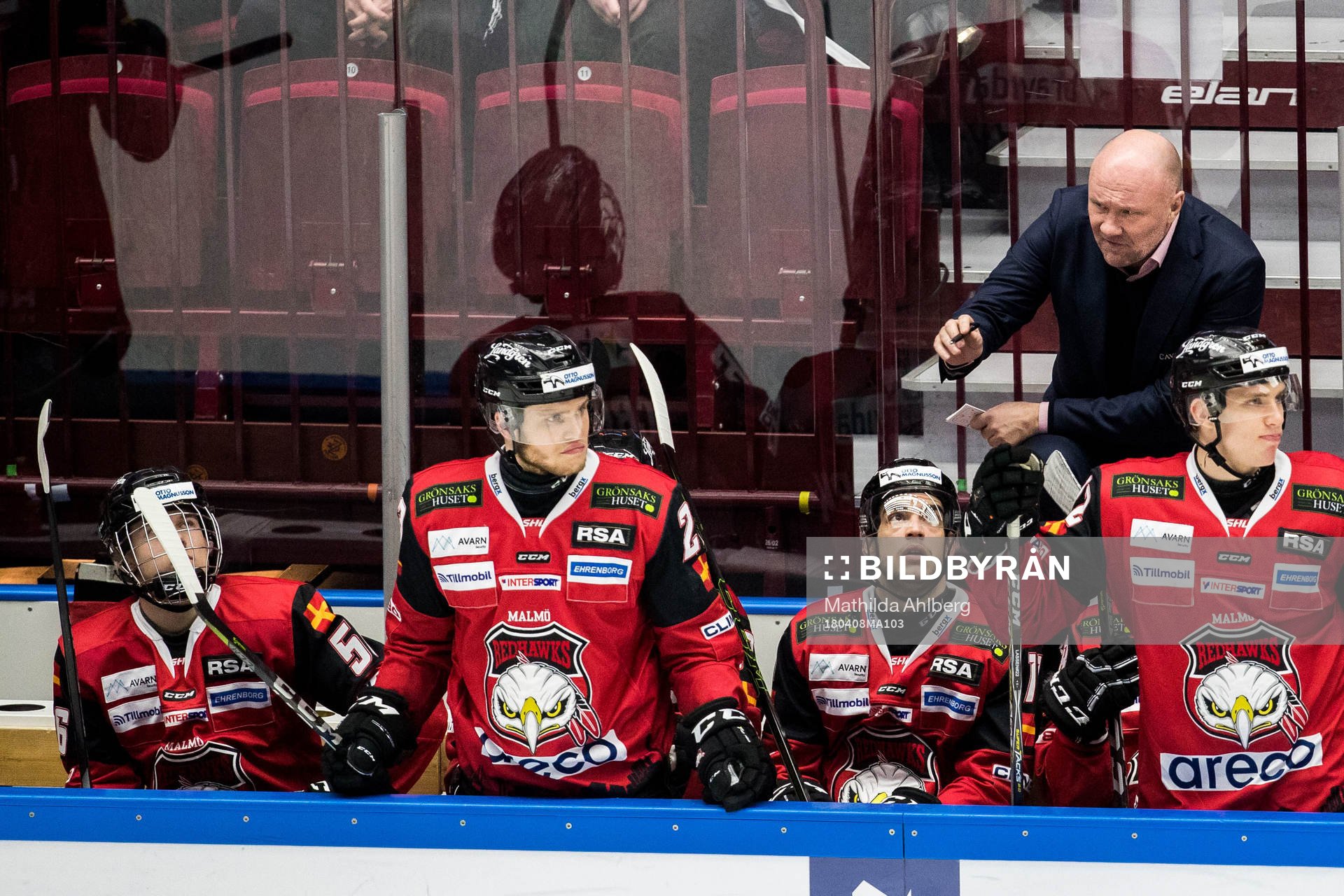 Malmö Redhawks tränare Peter Andersson
