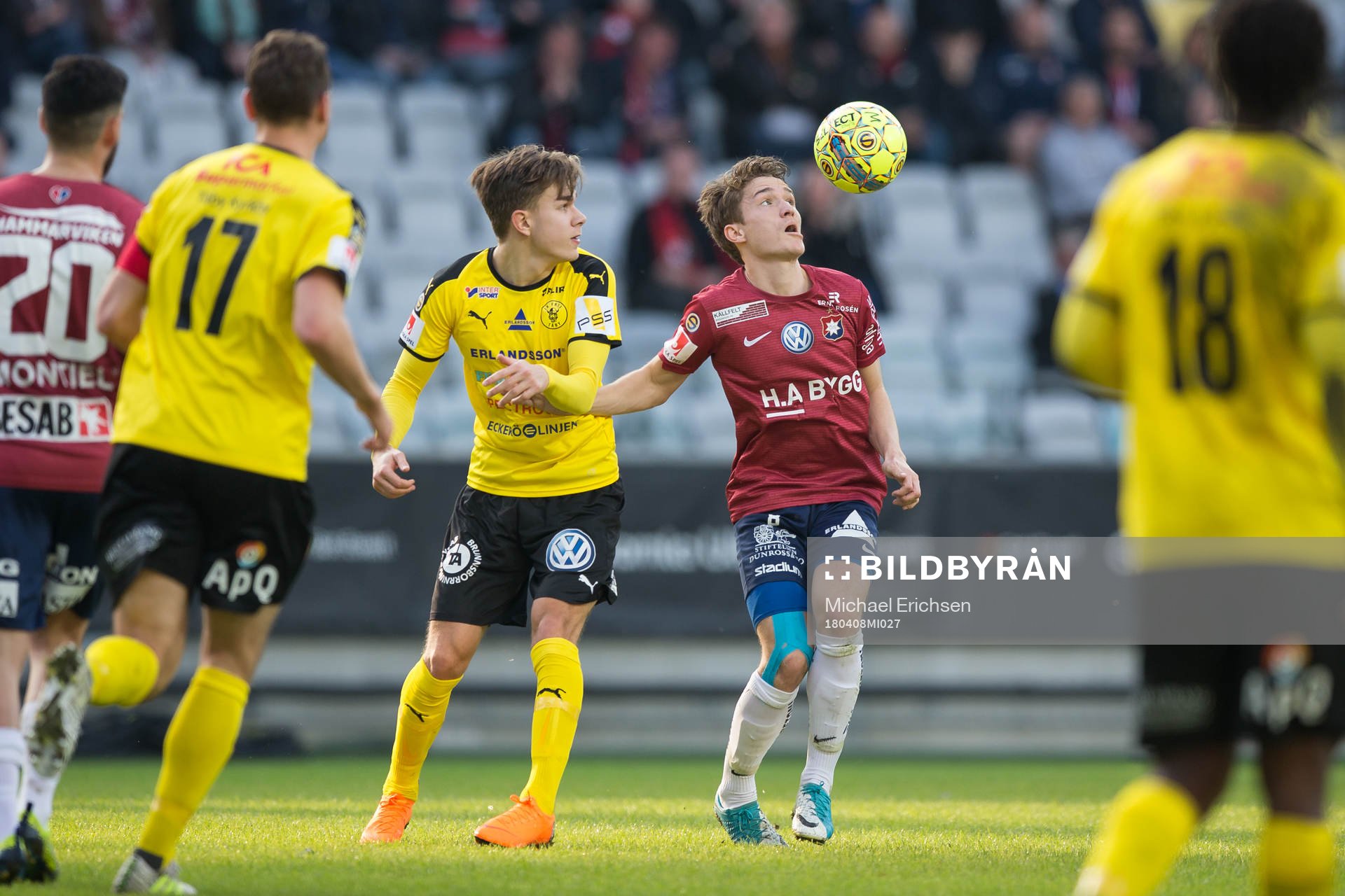 Frejs Dusan Jajic och Örgrytes Jakob Lindström