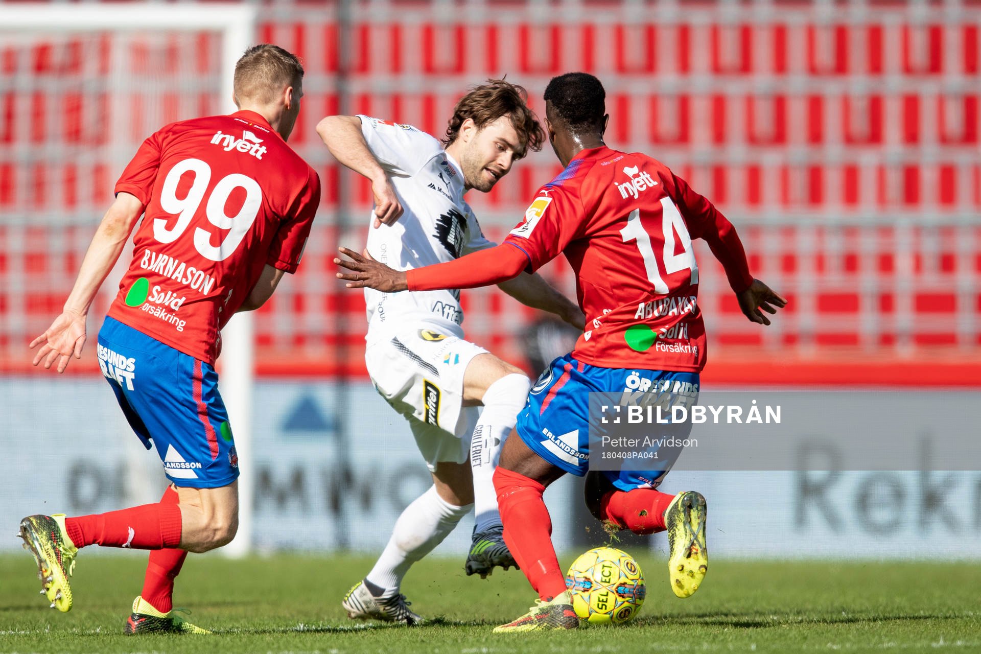 Östers ö11+och Helsingborgs Andri Bjarnason och Mohammed