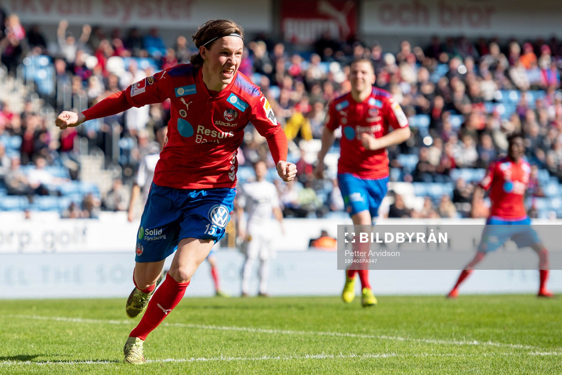 Helsingborgs Max Svensson jublar
