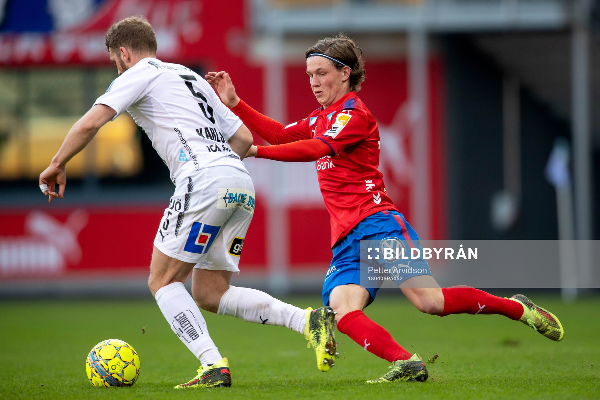 Östers Stefan Karlsson och Helsingborgs Max Svensson