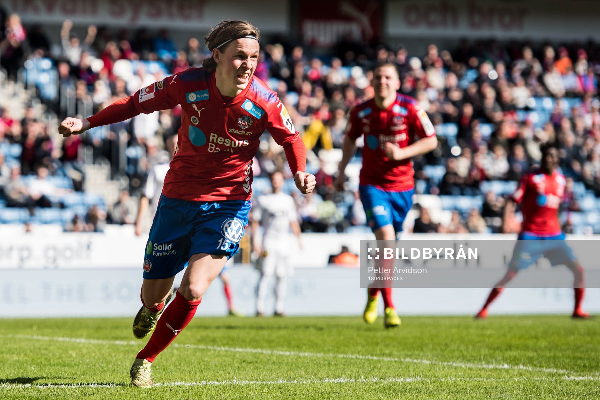 Helsingborgs Max Svensson jublar