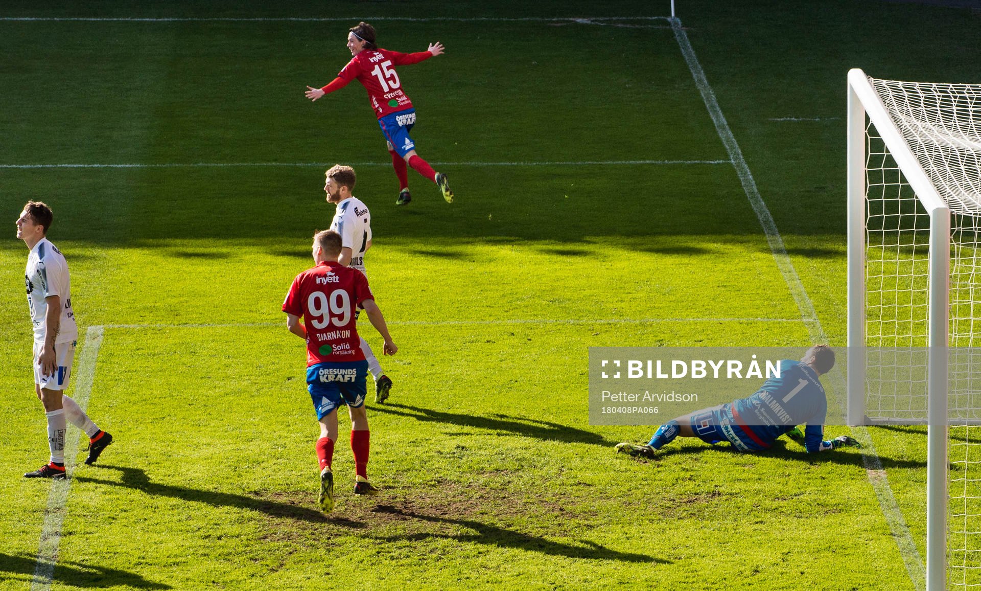 Helsingborgs Max Svensson jublar