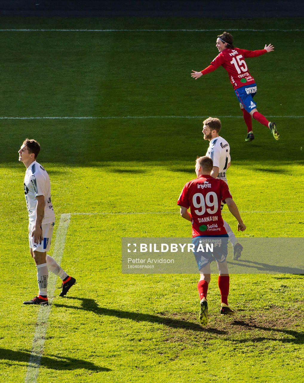 Helsingborgs Max Svensson jublar