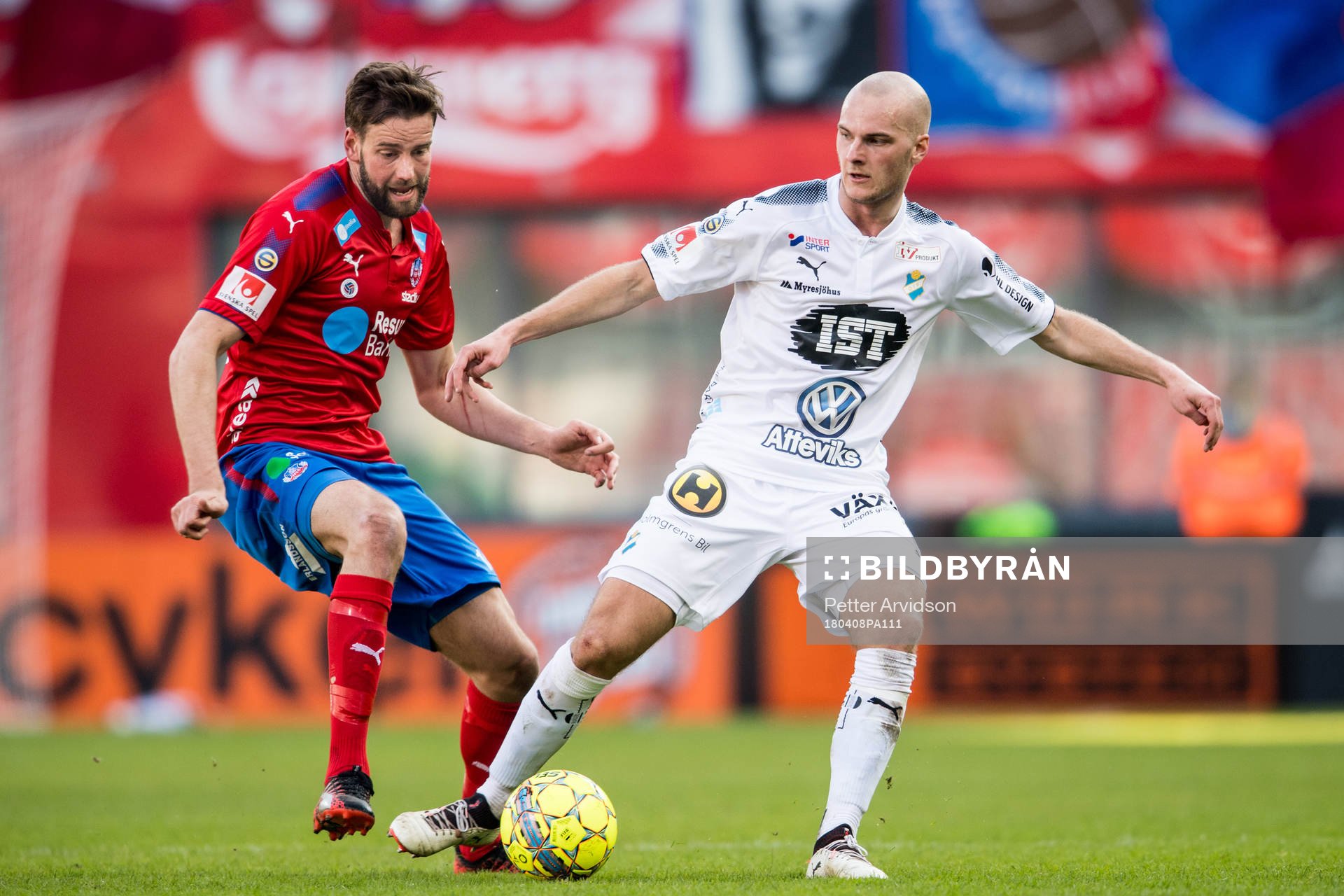 Helsingborgs Mikael Dahlberg och Östers Jonathan Drott