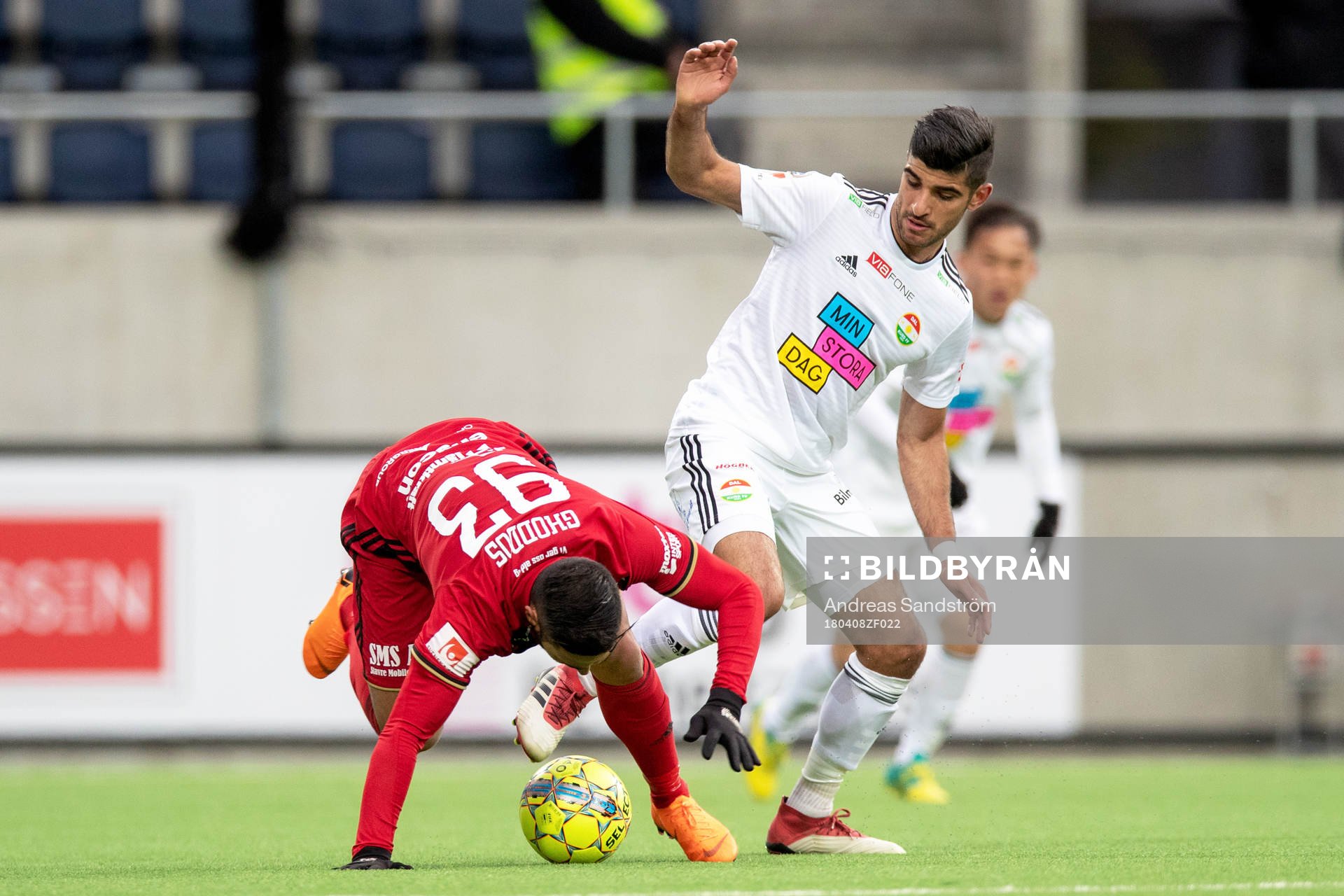 Dalkurds Rewan Amin och Östersunds Saman Ghoddos