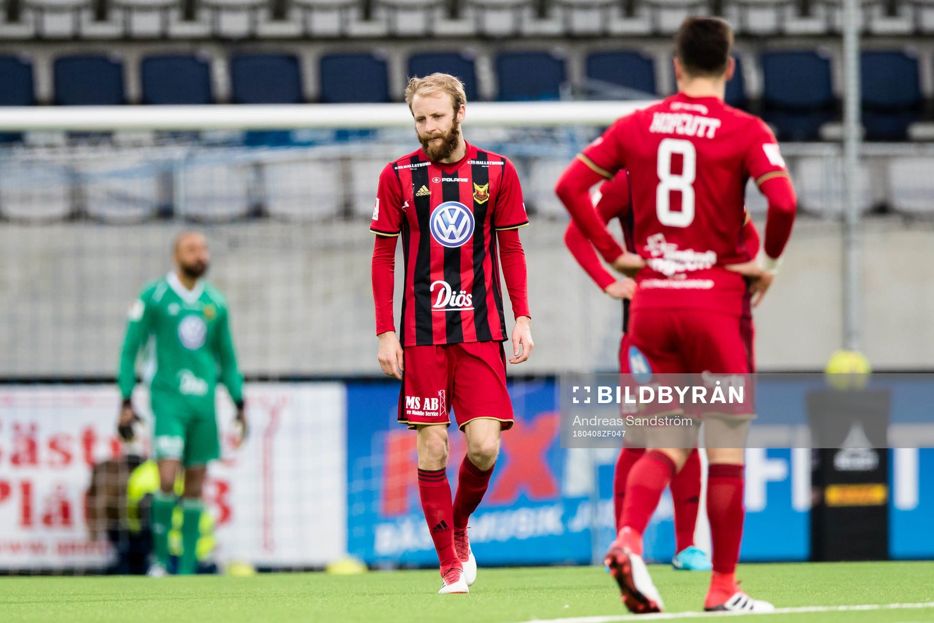 Östersunds Curtis Edwards deppar