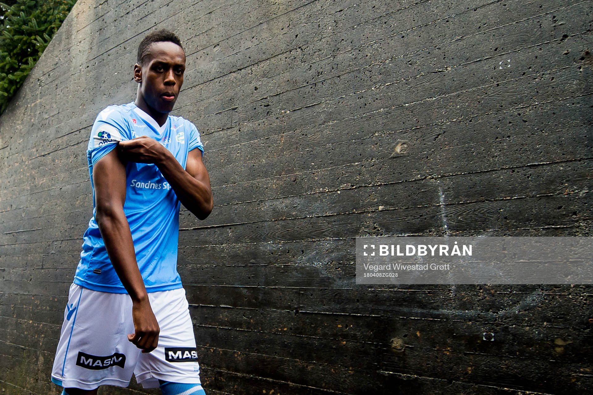 Akinsola Akinyemi of Sandnes Ulf