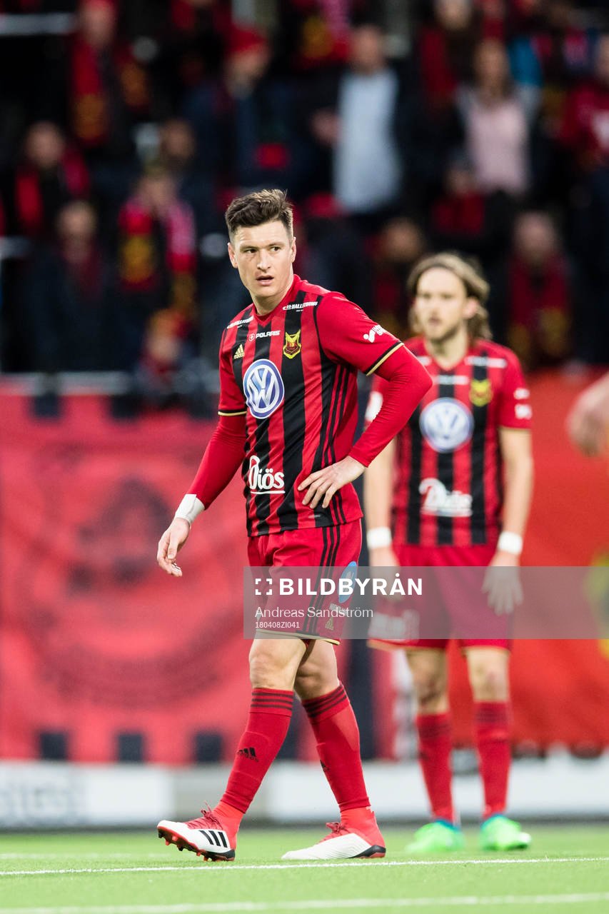 Östersunds Jamie Hopcutt deppar