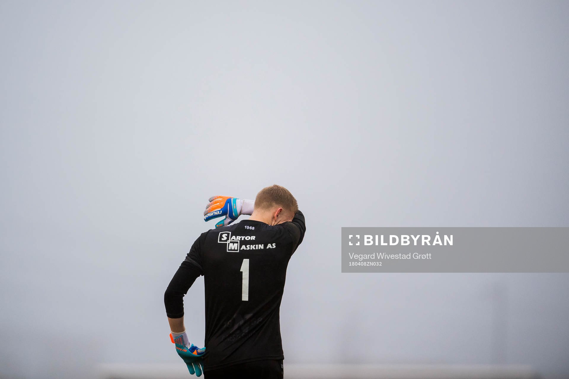 Goalkeeper Egil Selvik of Nest-Sotra looks dejected