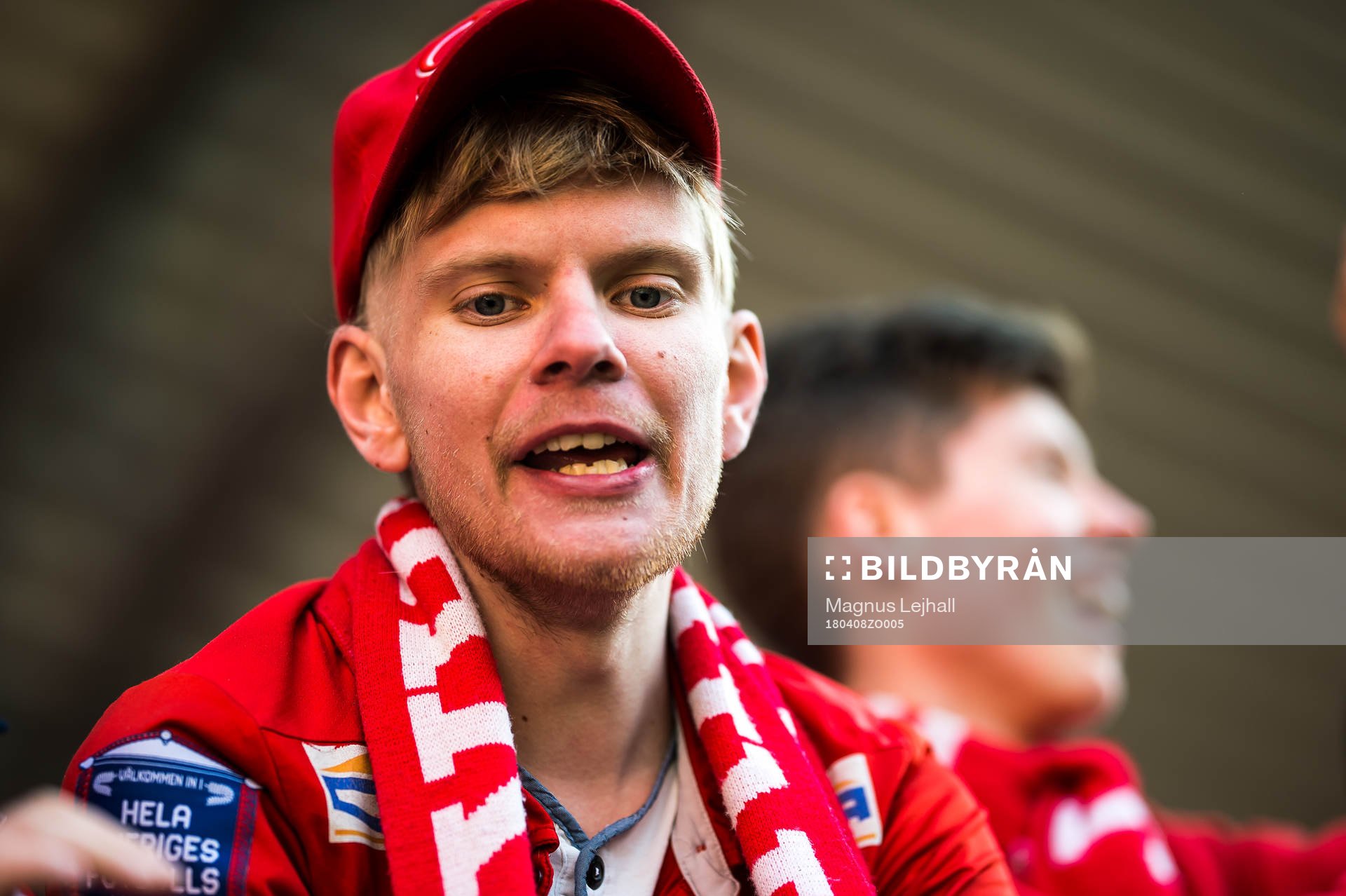 Kalmar supporter jublar