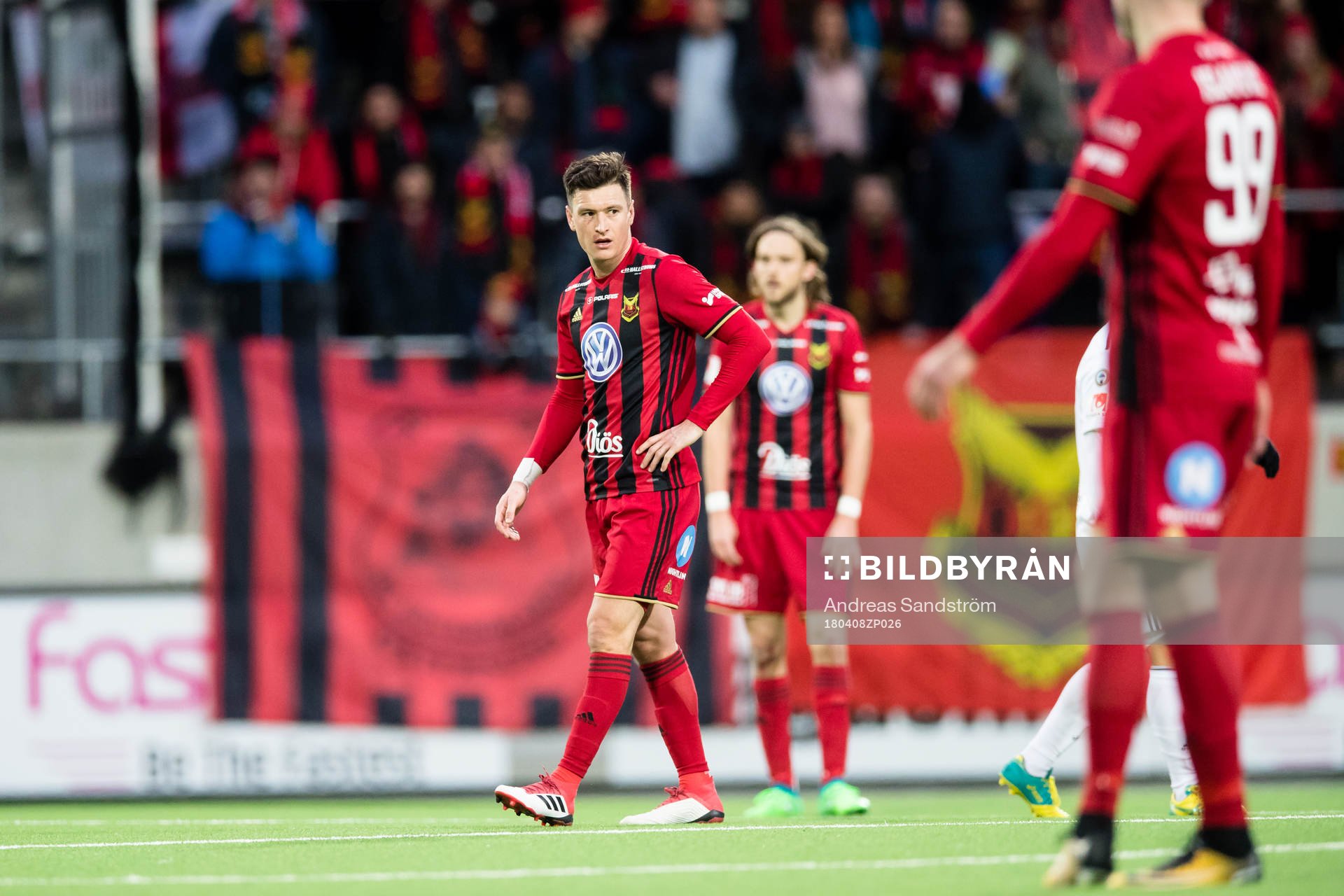 Östersunds Jamie Hopcutt deppar