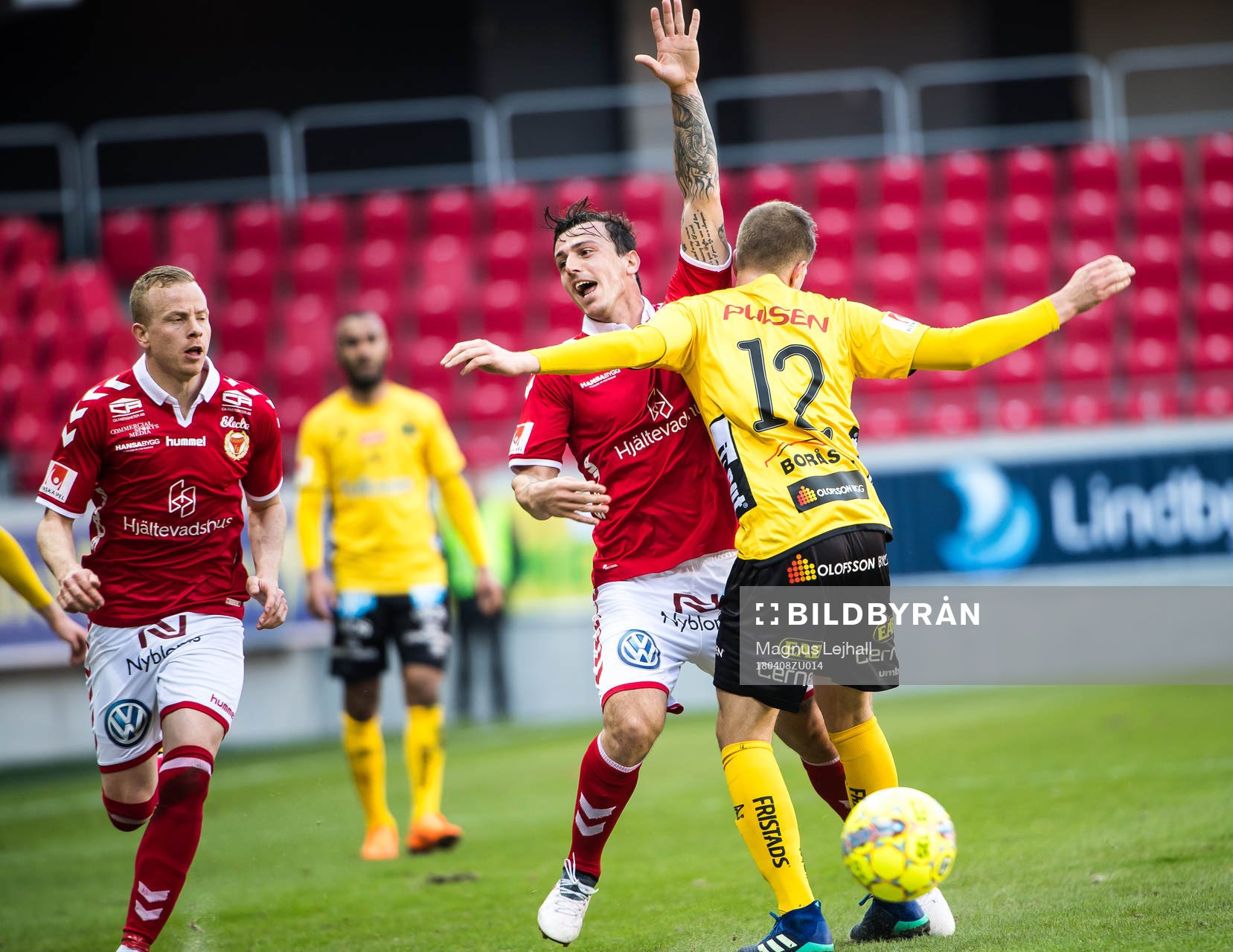 Kalmars Erton Fejzullahu och Elfsborgs Joakim Nilsson