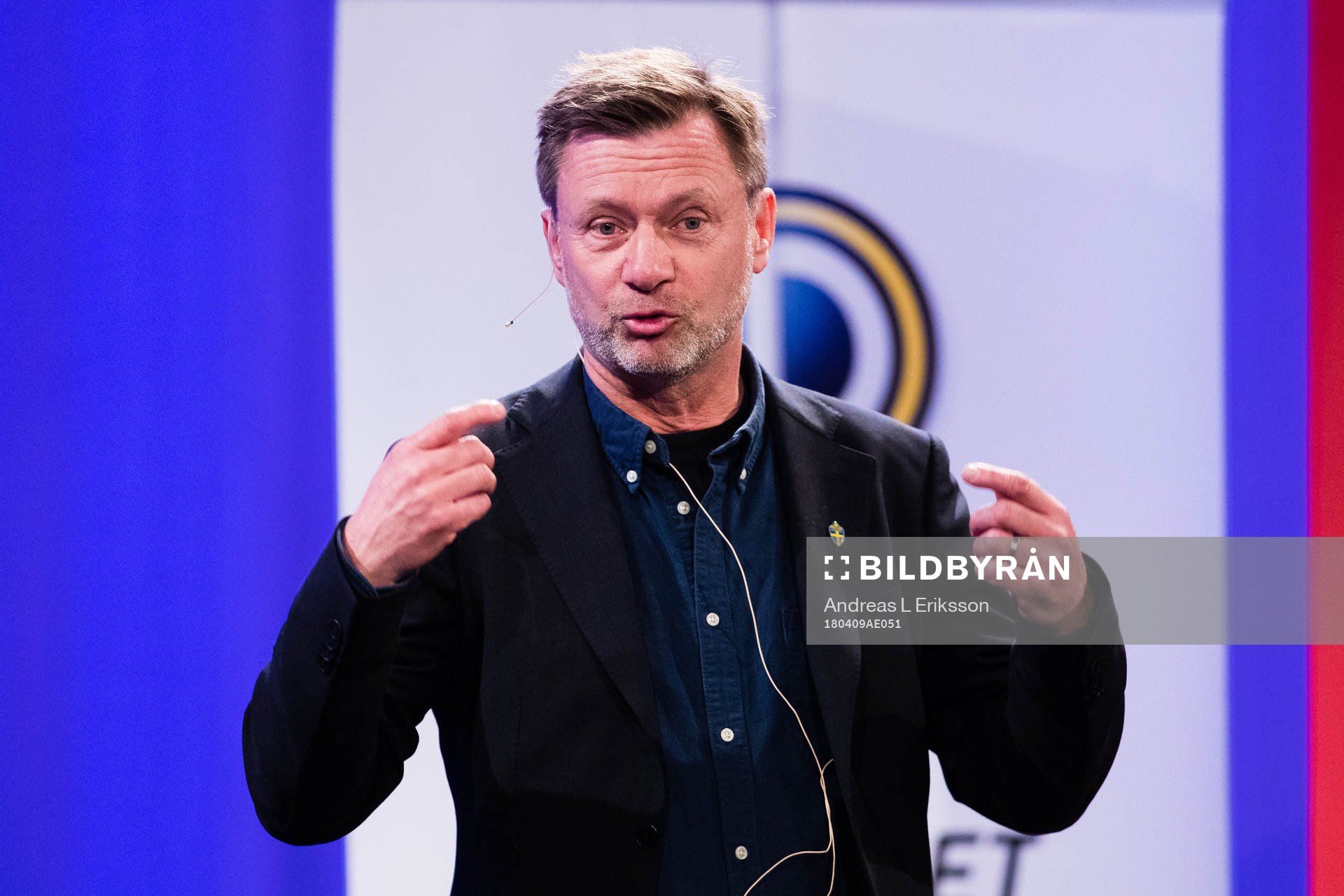 Sveriges förbundskapten Peter Gerhardsson