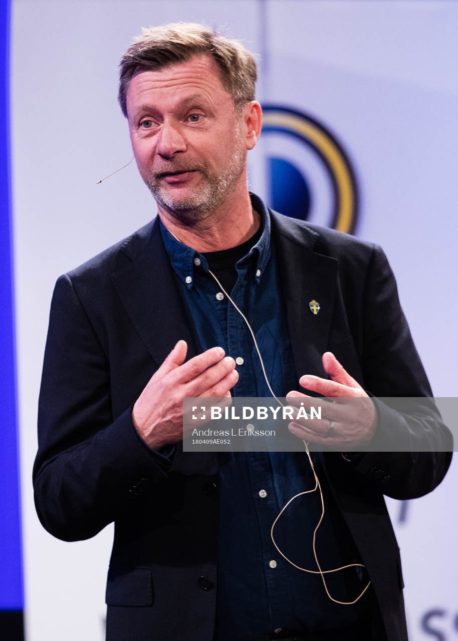 Sveriges förbundskapten Peter Gerhardsson