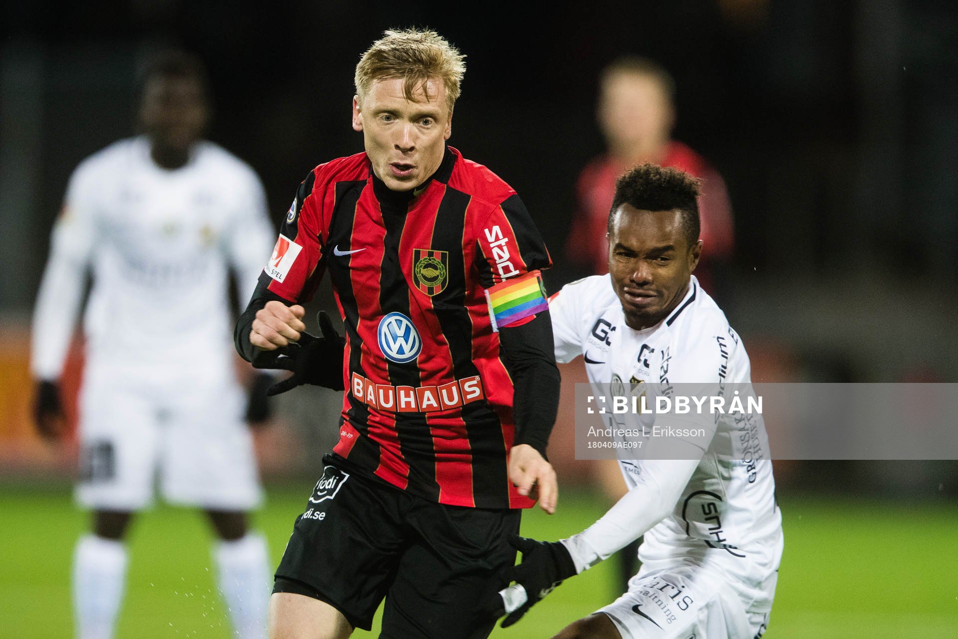 Brommapojkarnas Gustav Sandberg Magnusson och Häckens
