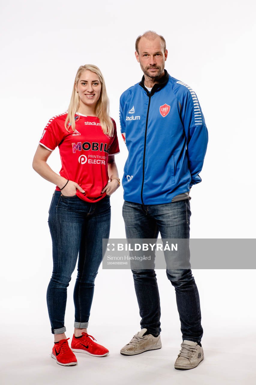 Malin Winberg och tränare Otto Persson, Tränare Limhamn
