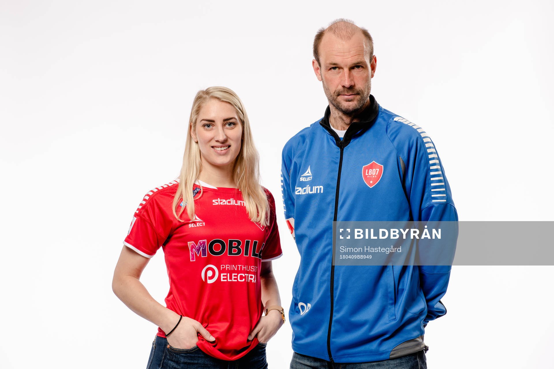 Malin Winberg och tränare Otto Persson, Tränare Limhamn