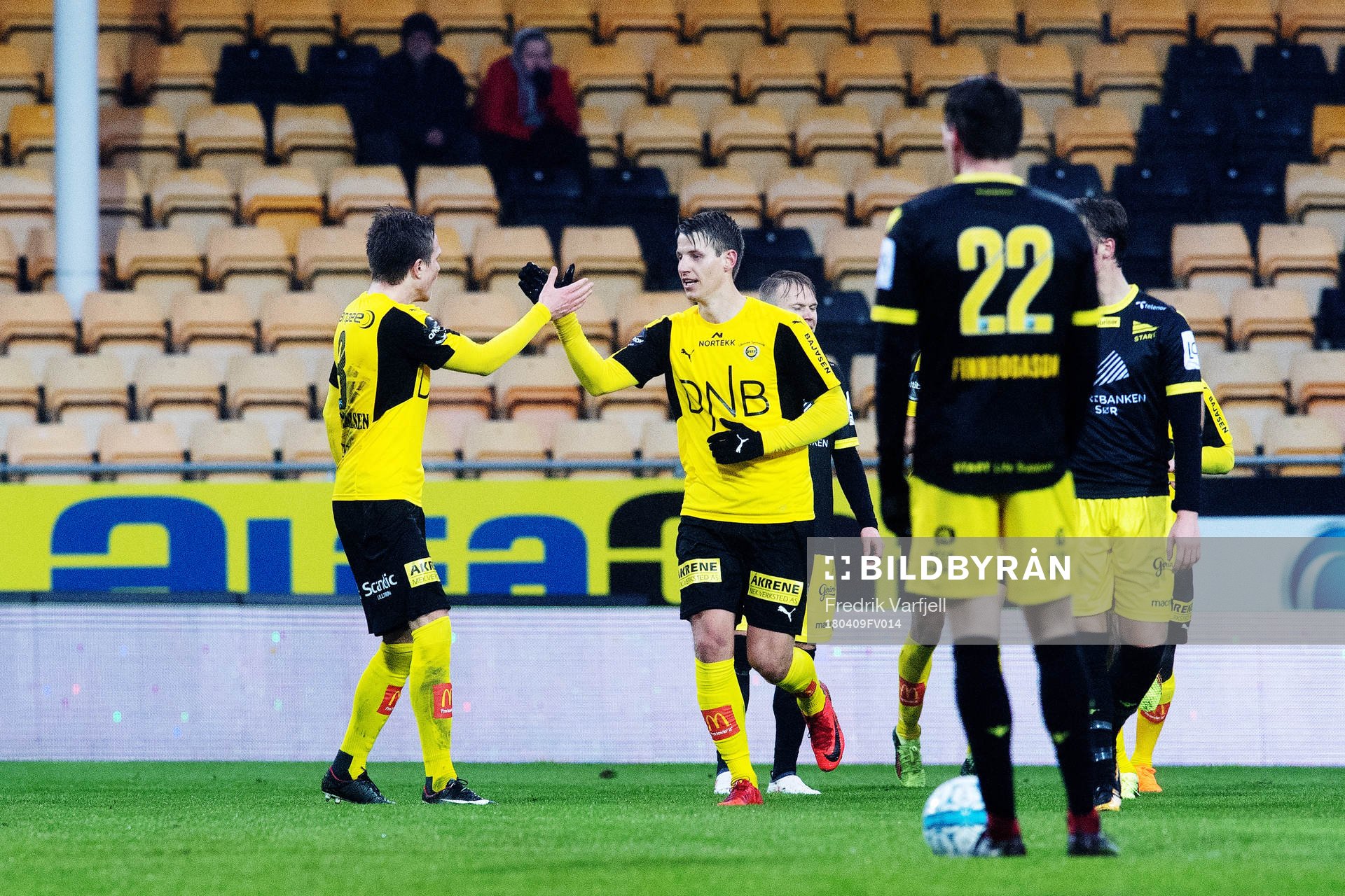 Thomas Lehne Olsen of Lillestrøm celebrates