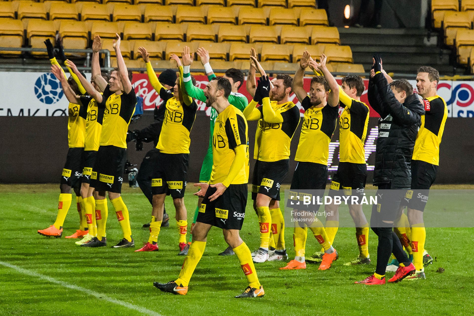 The players of Lillestrøm celebrate