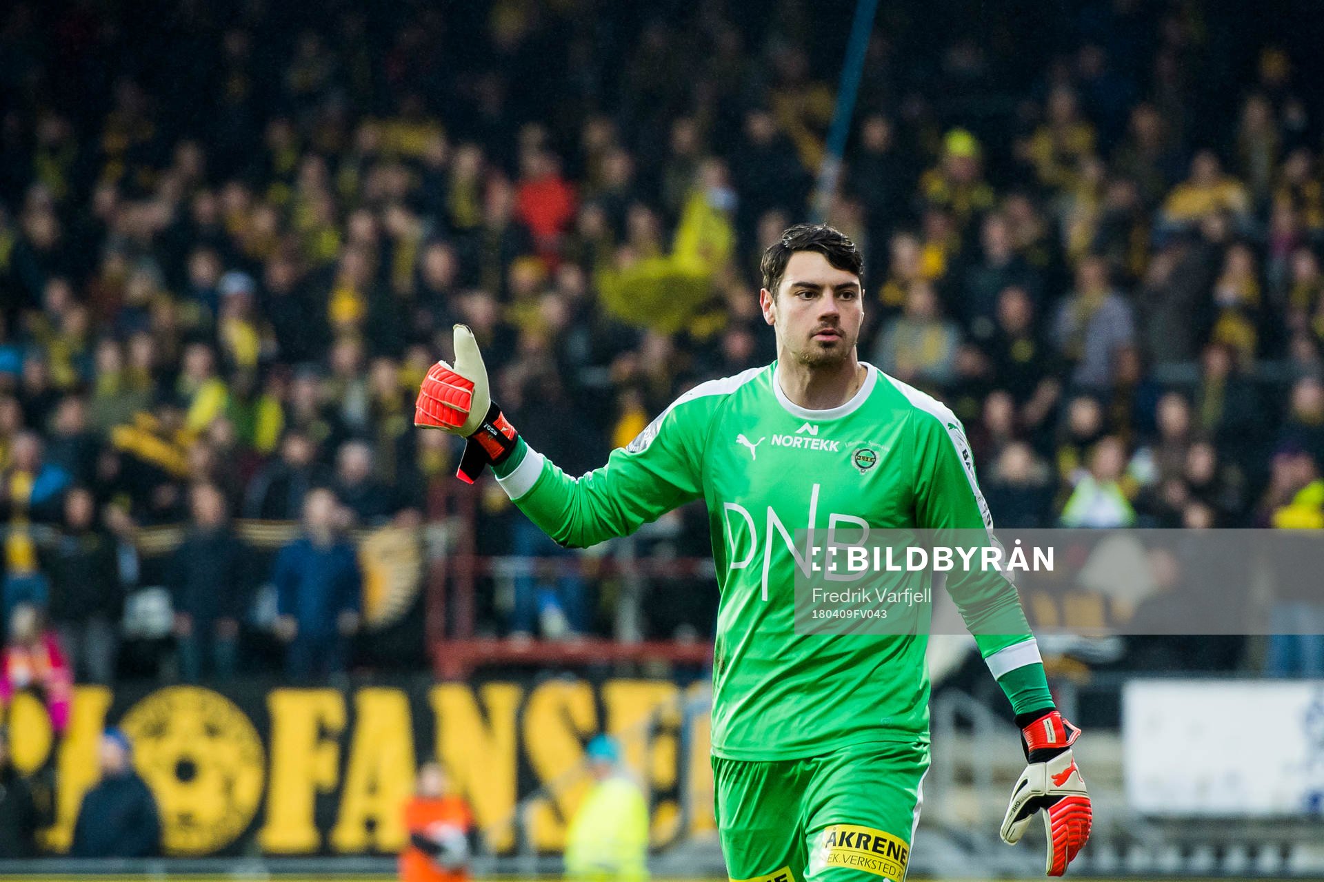 Goalkeeper Matvei Igonen of Lillestrøm