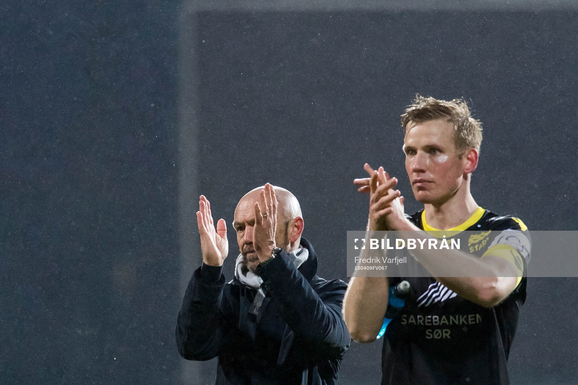 Mark Dempsey, head coach of Start, and Simon Andreas Larsen