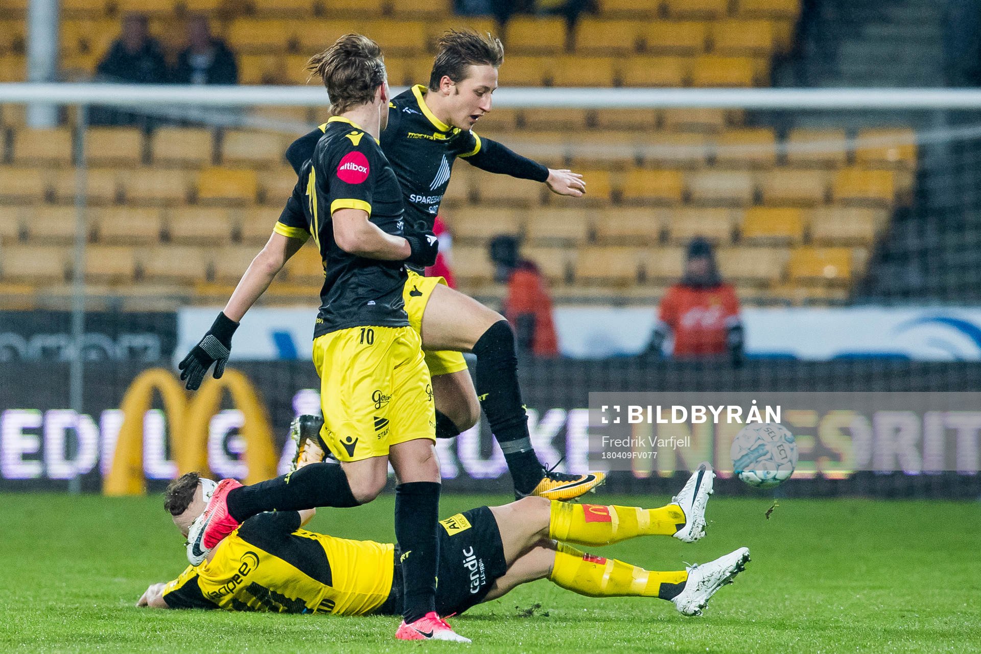 Fredrik Krogstad of Lillestrøm, Tobias Christensen and