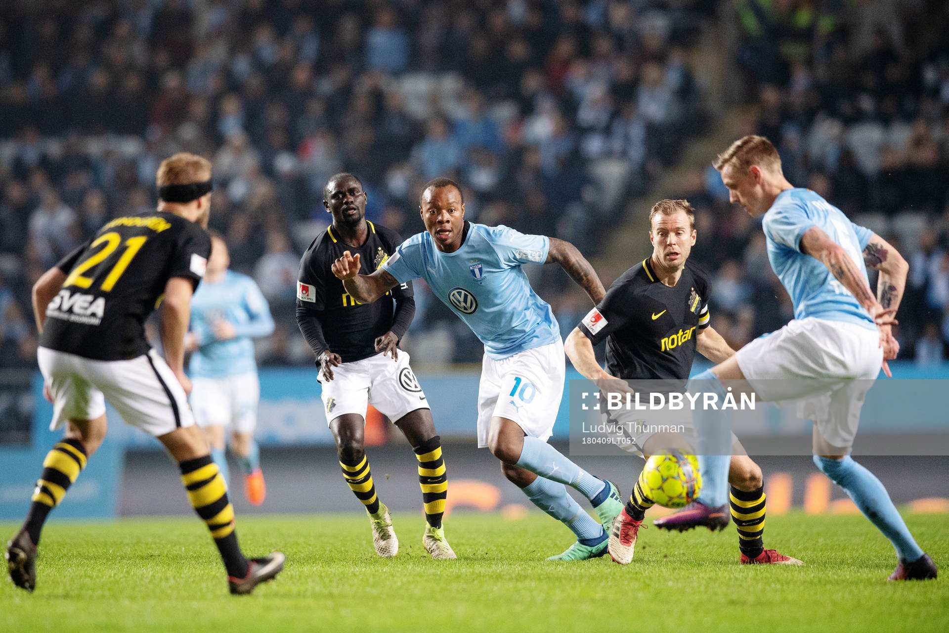 Malmö FFs Carlos Strandberg och Sören Rieks