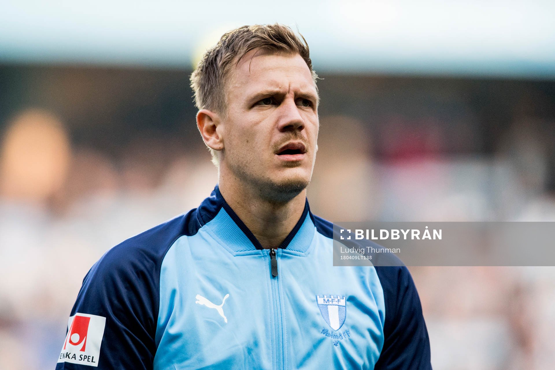 Malmö FFs målvakt Johan Dahlin