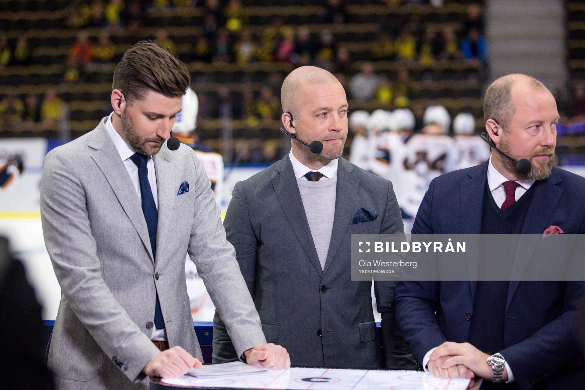 Cmores Björn Oldeen, Johan Tornberg och Petter Rönnqvist