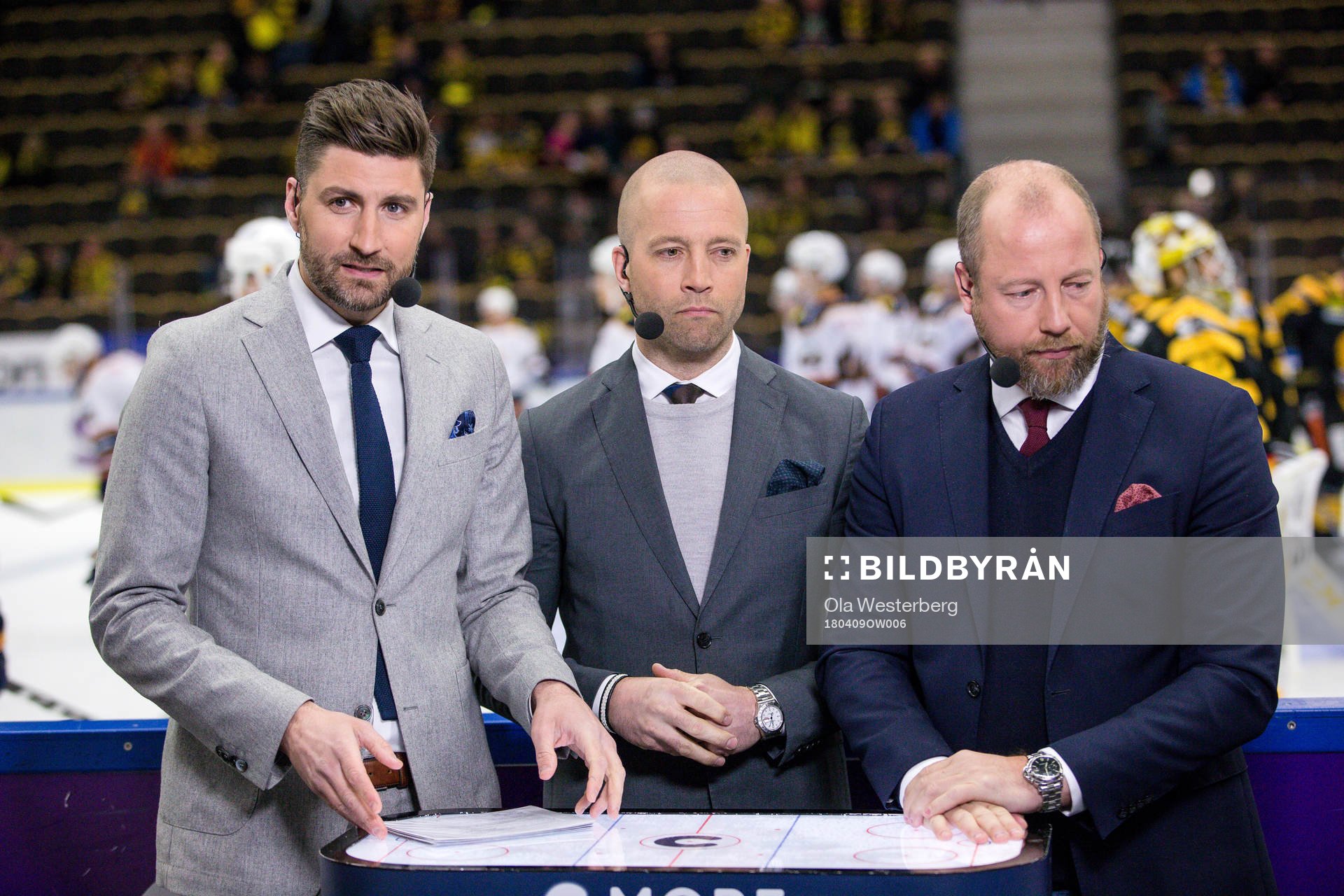 Cmores Björn Oldeen, Johan Tornberg och Petter Rönnqvist