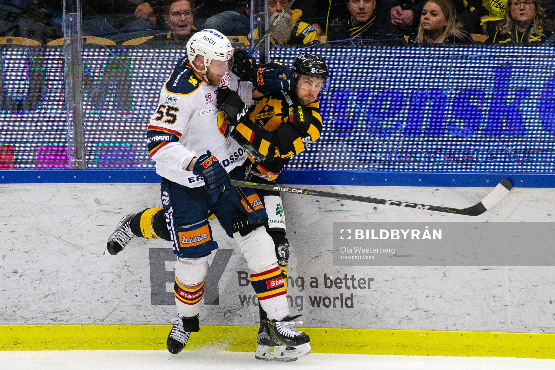 Djurgårdens Alexander Urbom och Skellefteås Joakim
