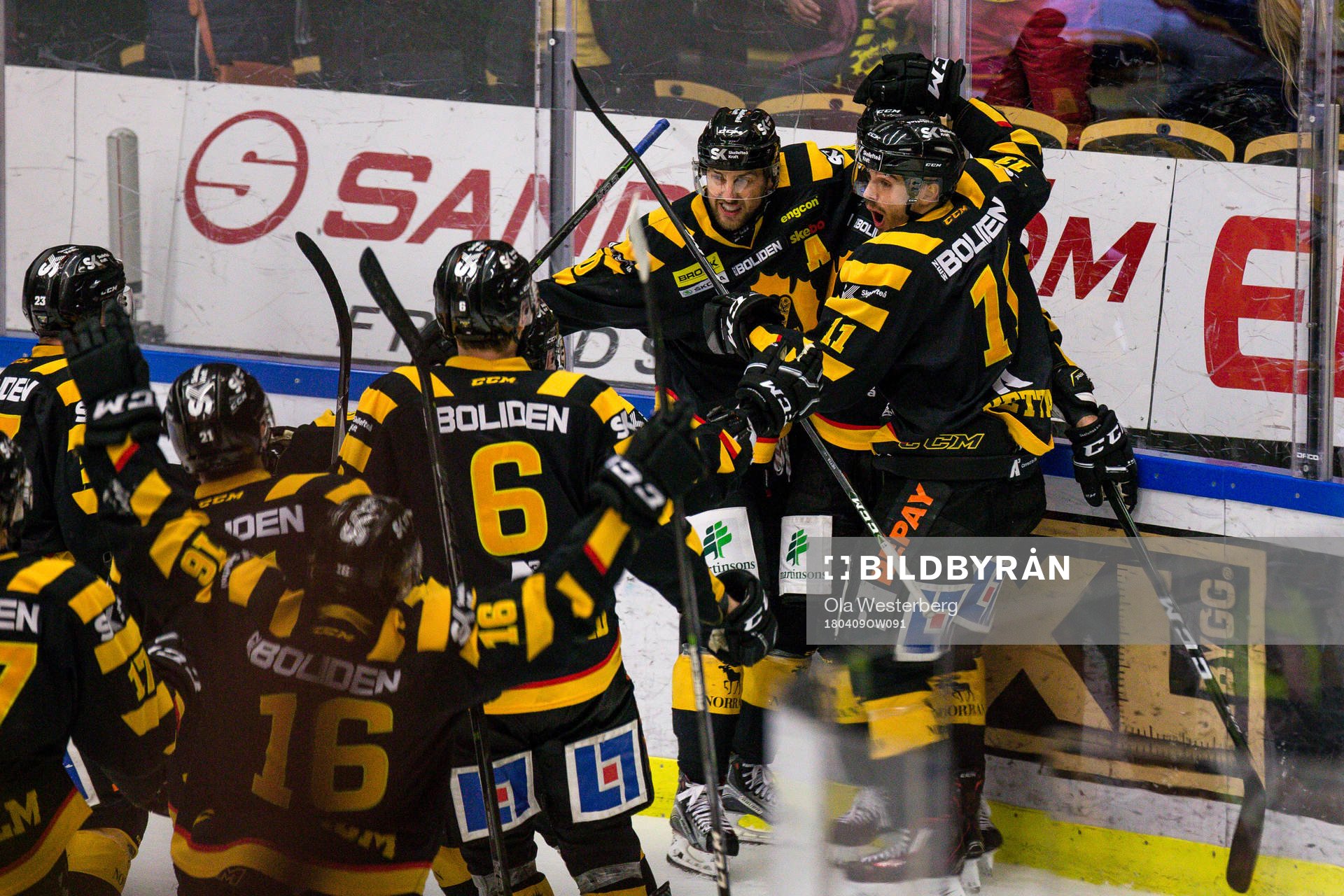 Skellefteås Henrik Hetta , Joakim Lindström  och Pontus
